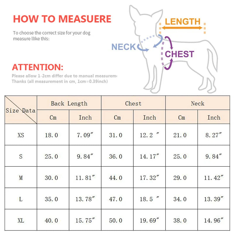 Gilet d'Été en Coton pour Chien & Chat – Motifs Imprimés, Tailles XS à XL
