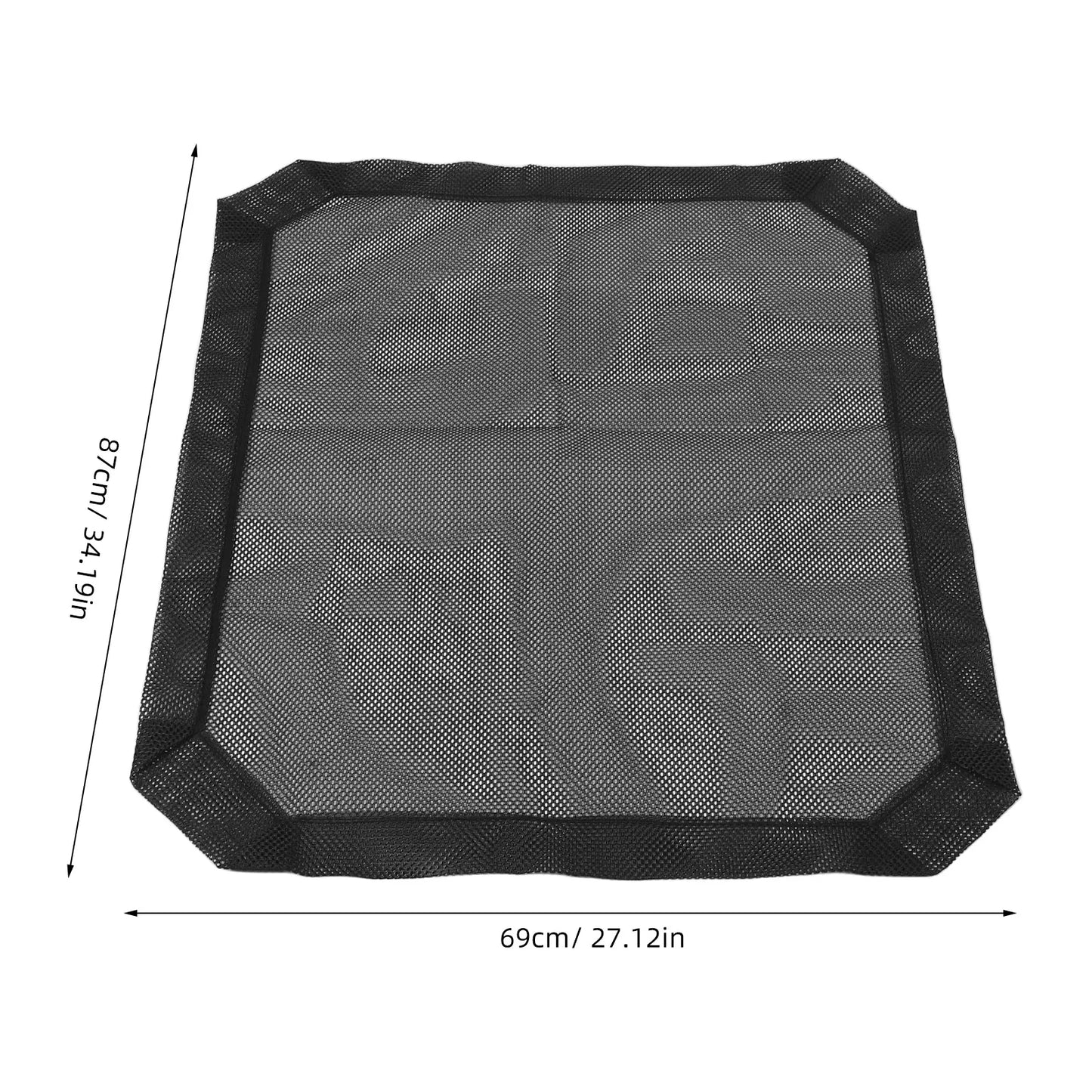 Couverture en maille respirante pour lit surélevé pour animaux de compagnie, amovible et lavable, 108x72cm, pour hamac intérieur/extérieur pour chien et chat, housse de remplacement