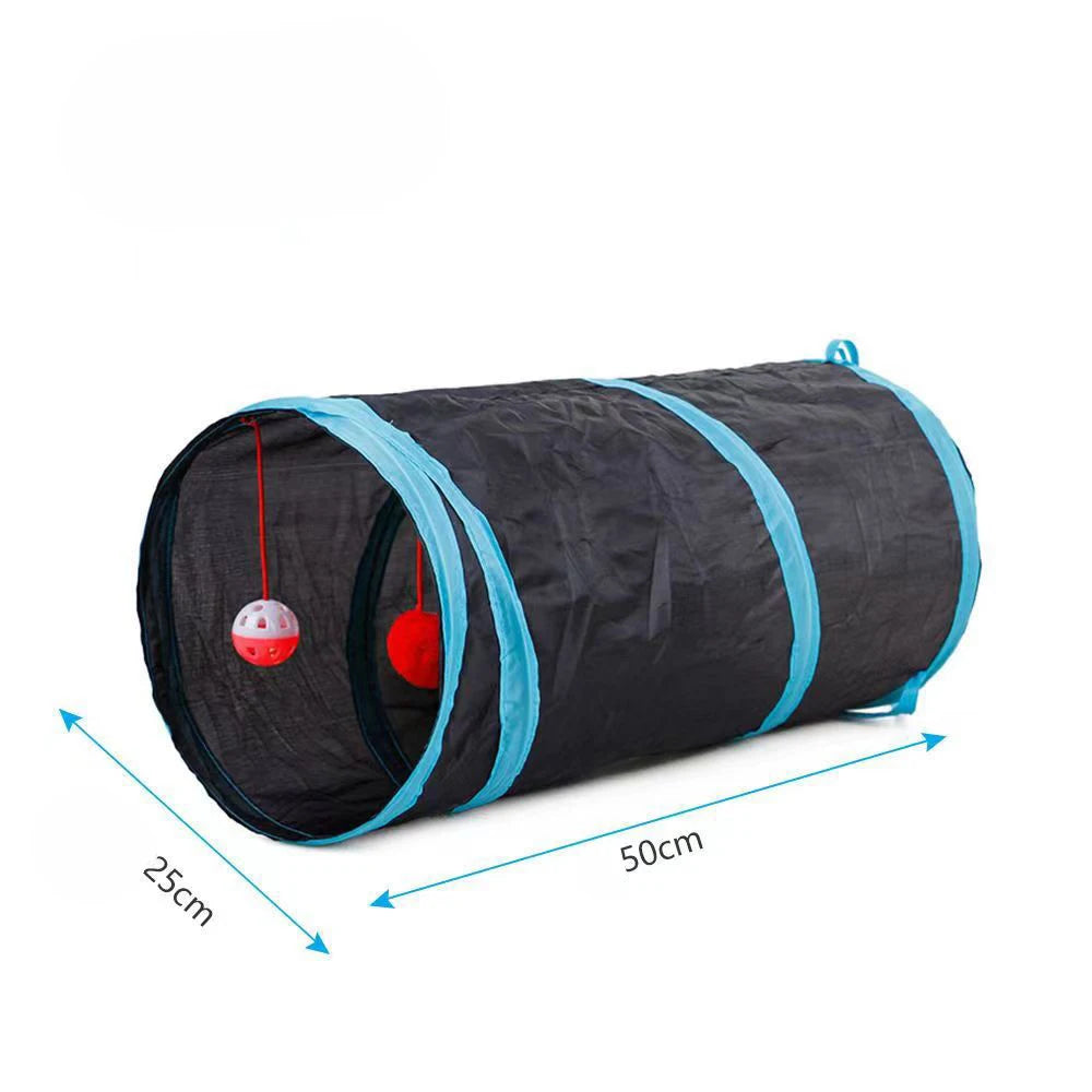Tunnel pliable pour chat et chiot