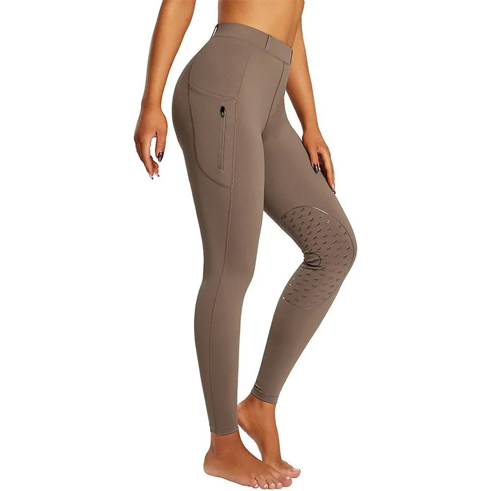 Pantalon d'équitation femme – Grip silicone, respirant et poches (S à XXL)
