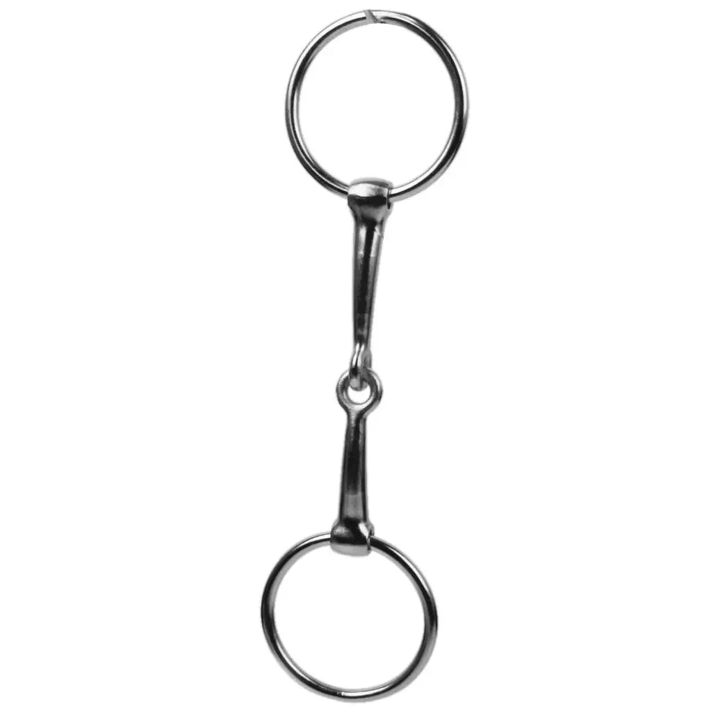 Mors Snaffle à Anneau Mobile pour Cheval – Fer Antirouille