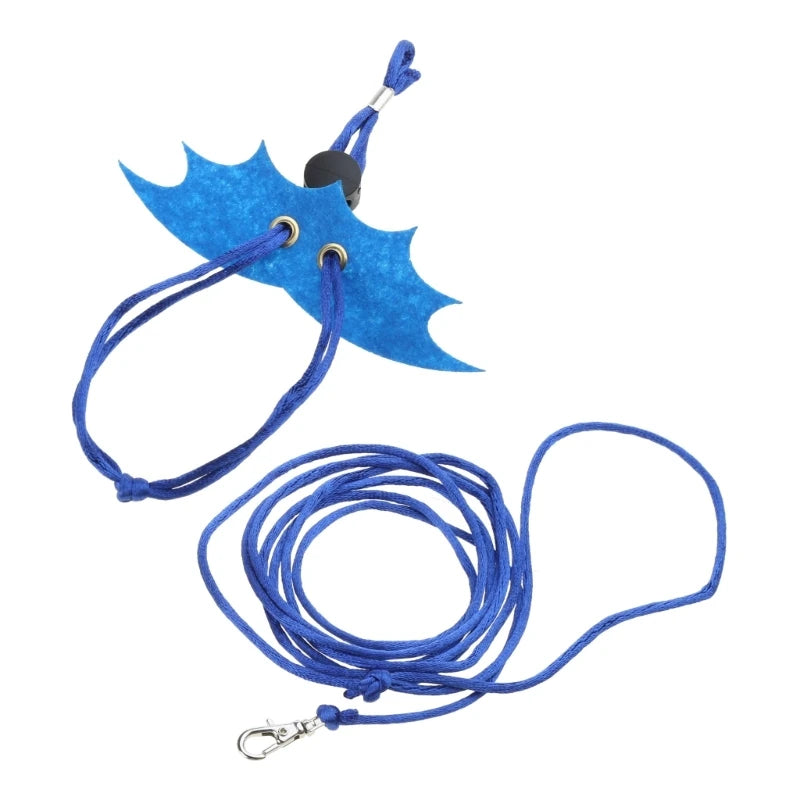 Harnais & Laisse pour Dragon Barbu — Ailes Décoratives, Taille S/M