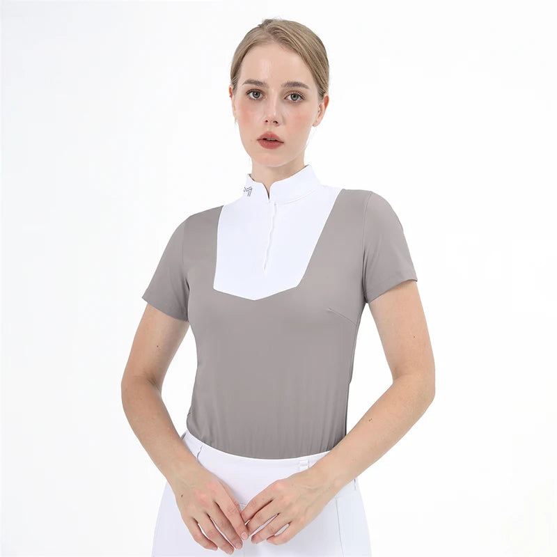 T-shirt d'équitation M LOGO – Femme