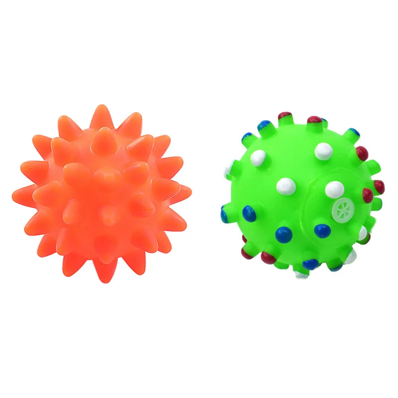 Balle Couinante pour Chiot & Petit Chien – 6 cm, 17 Modèles, Jouet à Mâcher XLeiPet
