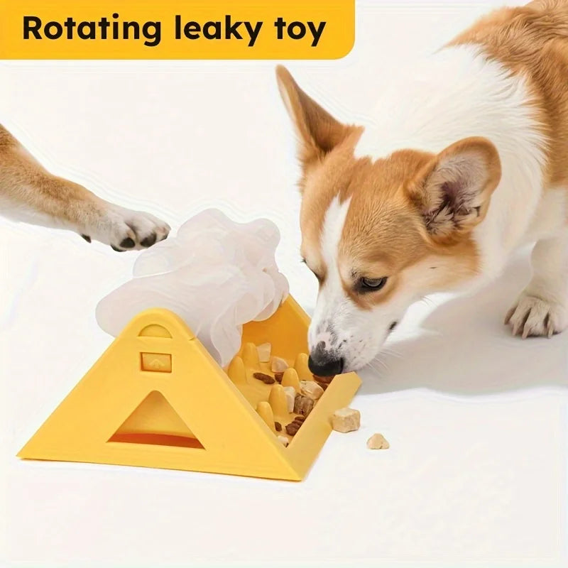 Distributeur de Nourriture Interactif pour Chien – Mangeoire Puzzle Anti-Fuite
