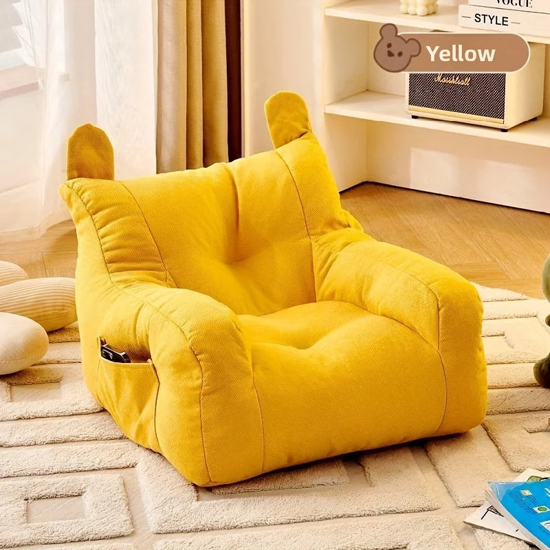 Canapé-lit lavable pour chat — motif dessin animé