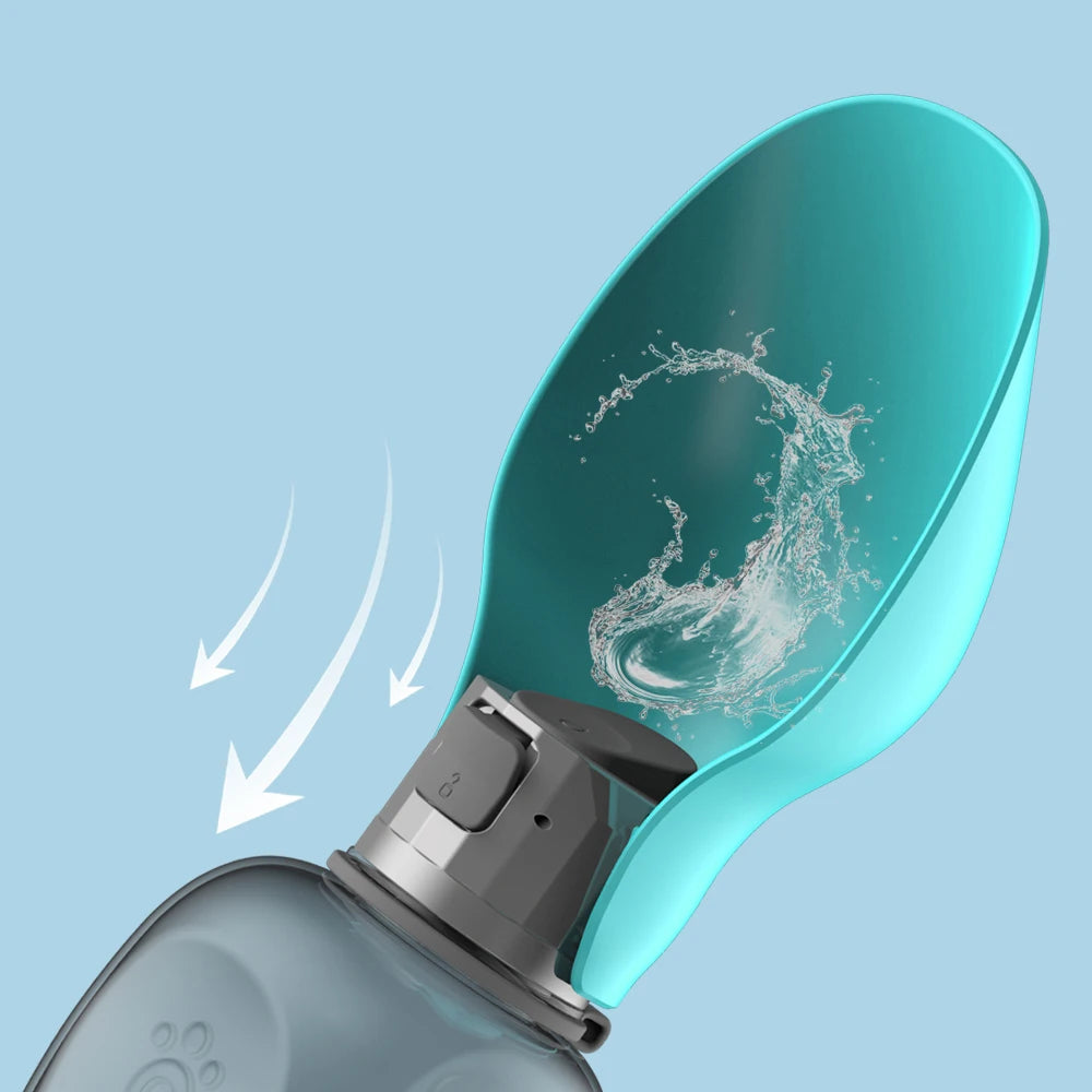 Bouteille d'eau portable pour chien, 800ml, pour chiens de petite, moyenne et grande taille, bol à boire pour voyage en plein air, mangeoire pour chiot et chat, accessoires pour animaux de compagnie Labrador