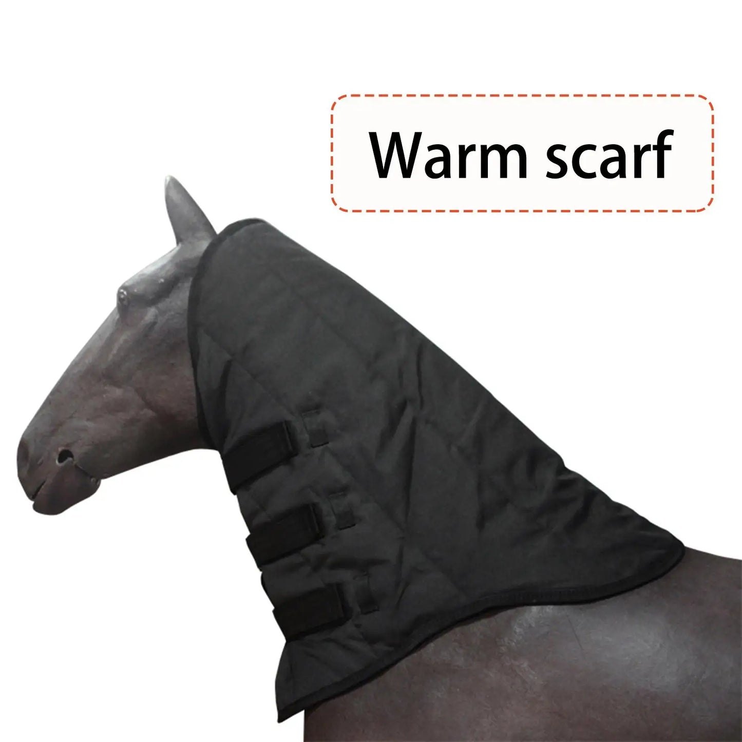 Cache-cou cheval hiver Sunnimix – Tissu Oxford 600D, rembourré, résistant à l'eau