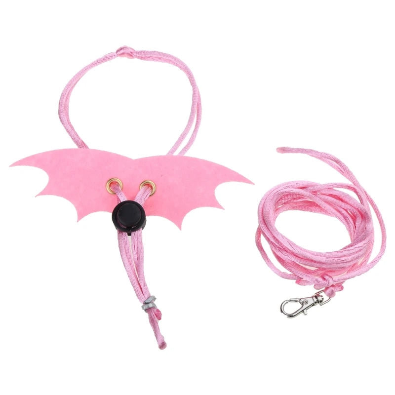 Harnais & Laisse pour Dragon Barbu — Ailes Décoratives, Taille S/M