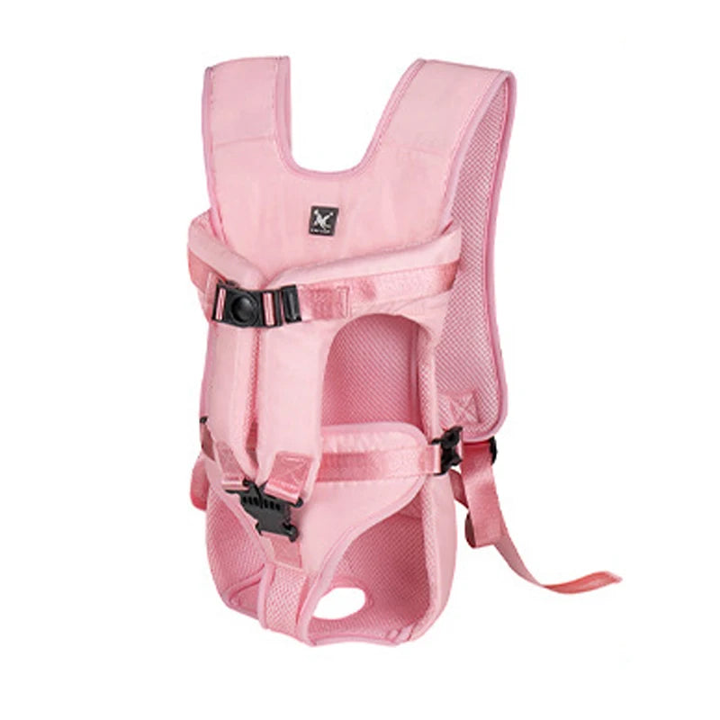 Sac à Dos de Transport pour Chat & Chien – Nylon Respirant, Porté Devant/Dos, S à XL
