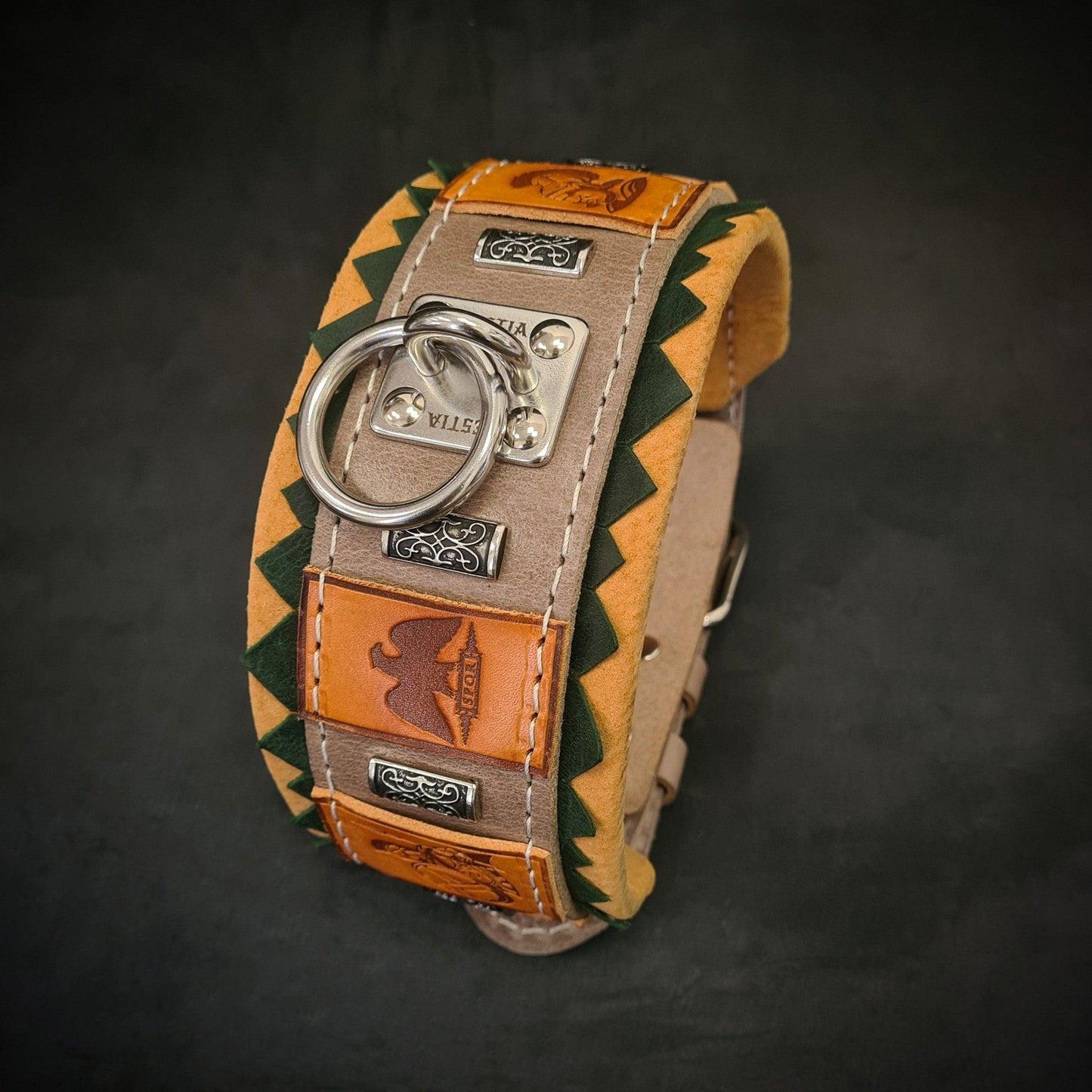De "SPQR" hondenhalsband